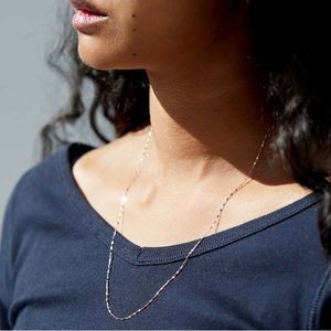 Catbird Tinsel Chain, yellow gold